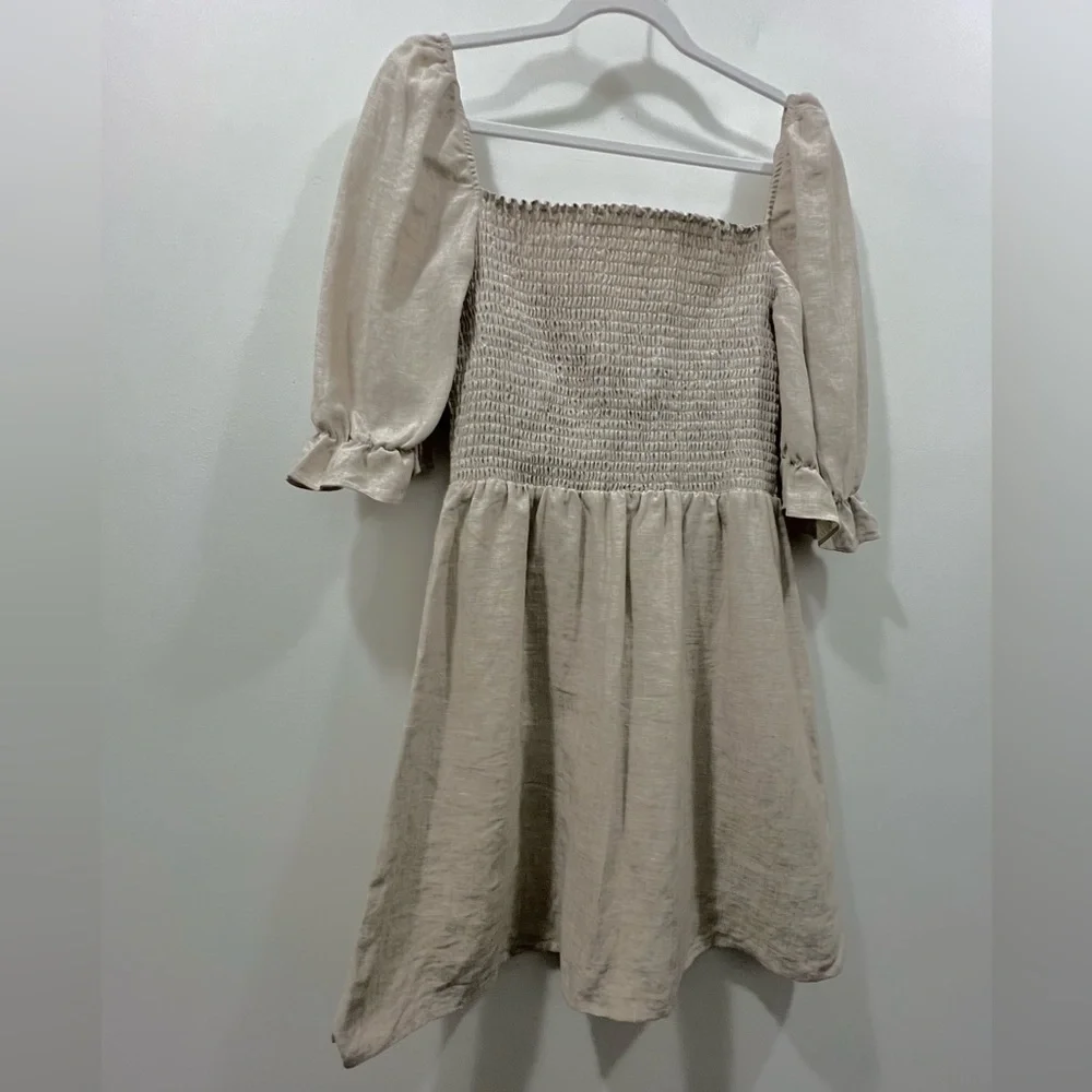 REFORMATION Cerise Linen Dress - Picture 8 of 12